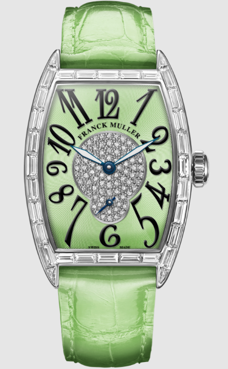 Buy Franck Muller Cintree Curvex Diamonds Replica Watch for sale Cheap Price 1750 S6 BAG 2P PT LGRN